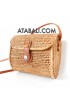 Ata mini barrel bag with leather